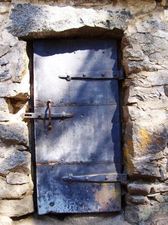 an ancient door
