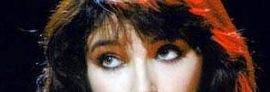 close up of Kate Bush's eyes