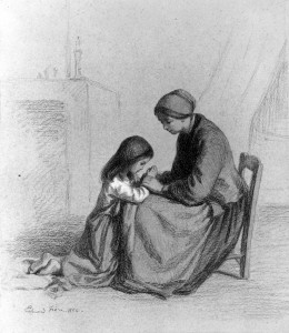Pierre-Édouard_Frère_-_Child_Praying_at_Mother's_Knee_-_Walters_371330