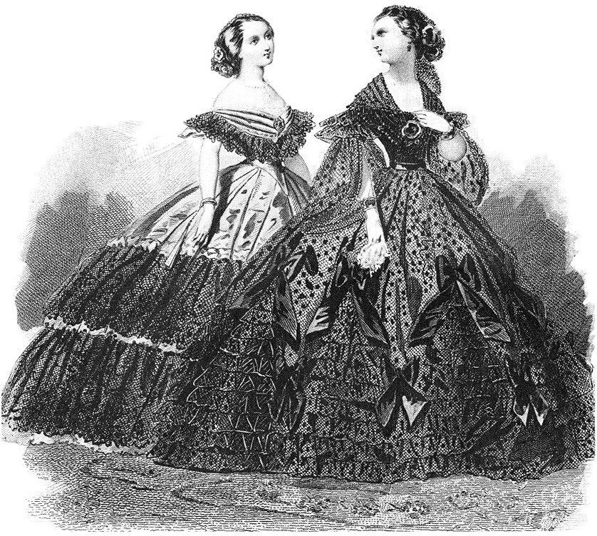 ball-gowns-pauqet-early-1860s